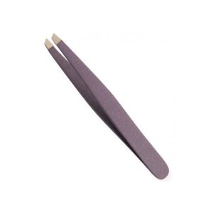 Slanted Eyebrow Tweezer – Vibrant Purple