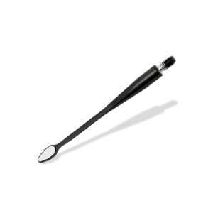 SAYA MICROflex rhodium drop shape-3x6-mm