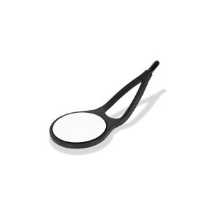 Mouth Mirror BLACK MEGAretract FS Rhodium Bifurcated Stem – Anti-Glare Front Surface Dental Mirror with Retraction | Rio Instruments