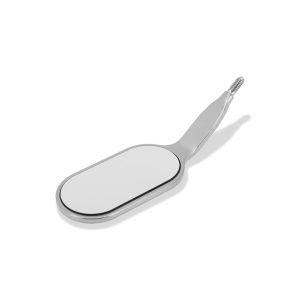 Mouth Mirror MEGAstretch FS Rhodium 18 × 33 mm – Extended Front Surface Dental Mirror for Wide-Angle Visibility | Rio Instruments