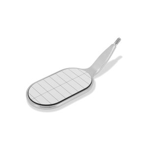 Mouth Mirror MEGA Parallelometer FS Rhodium 22 × 37 mm