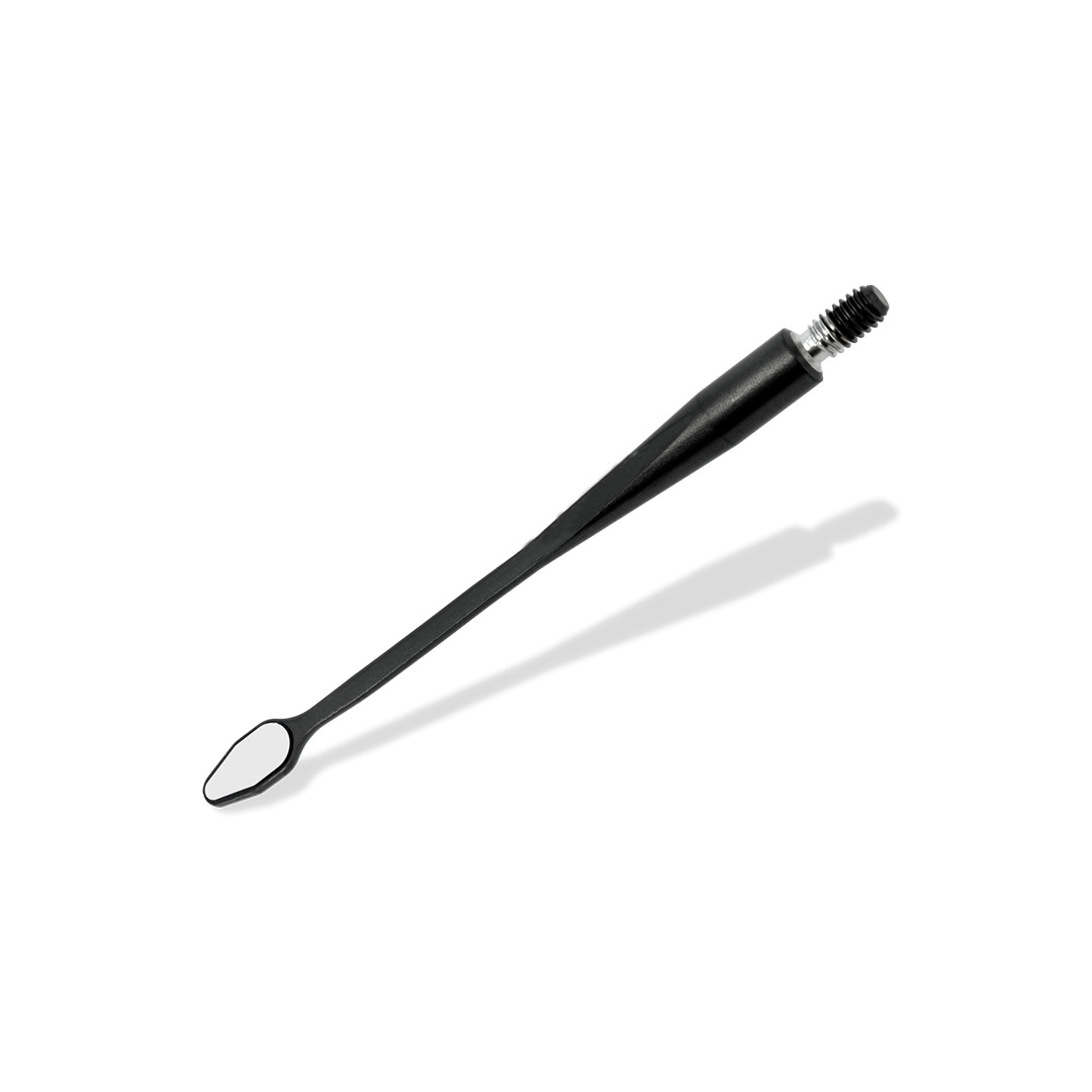 Micro Mirror BLACK MEGAmicro Flex Drop Shape 3 × 6 mm – Anti-Glare Flexible Dental Micro Mirror for Precision Intraoral Access